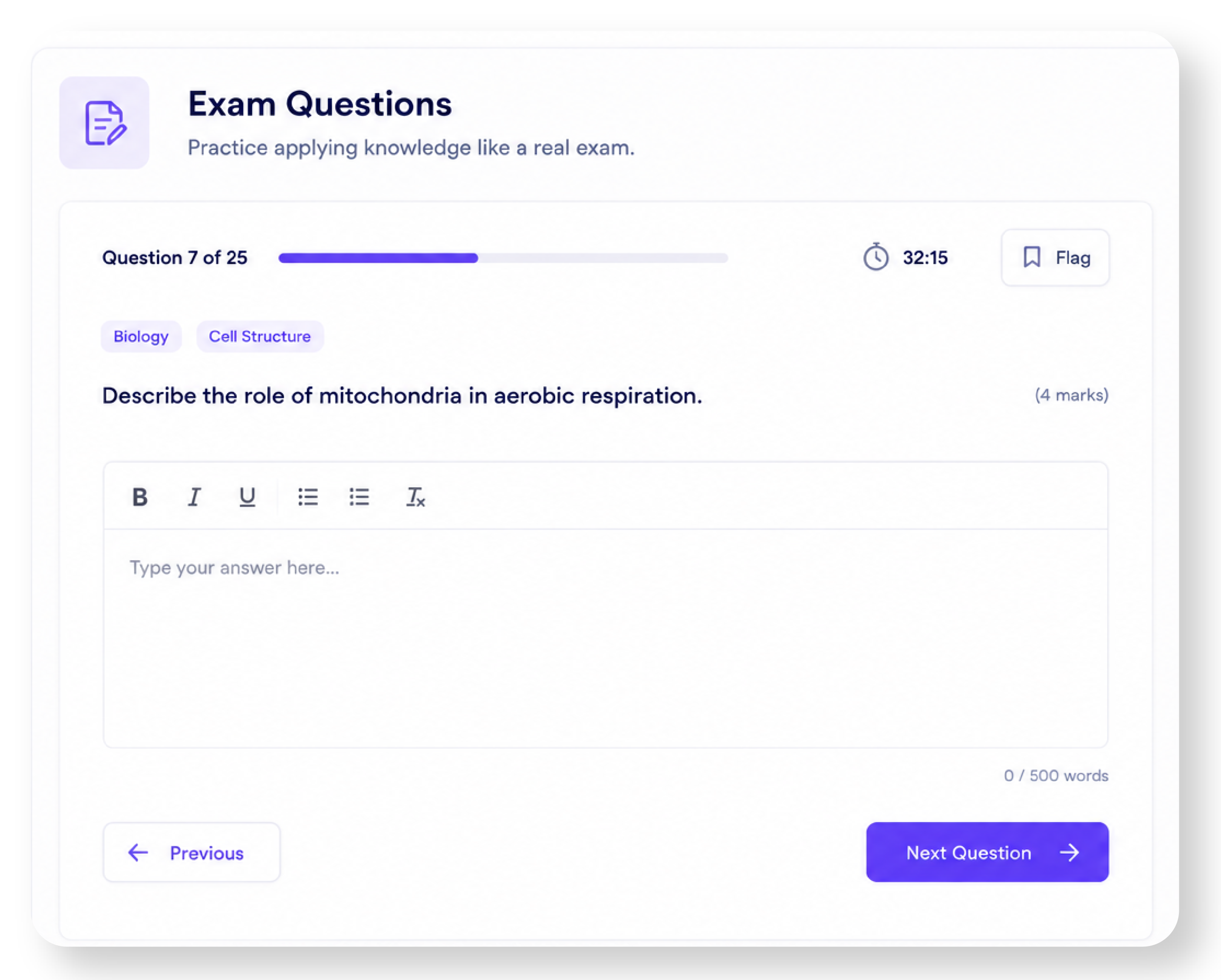 Exam Questions